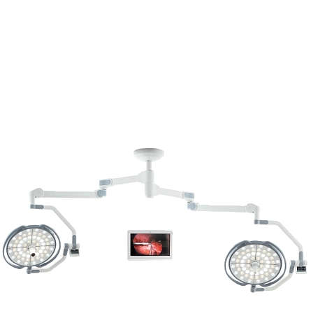 Двухкупольный светильник INSPITAL LD20.24 с монитором от INSPITAL фотография