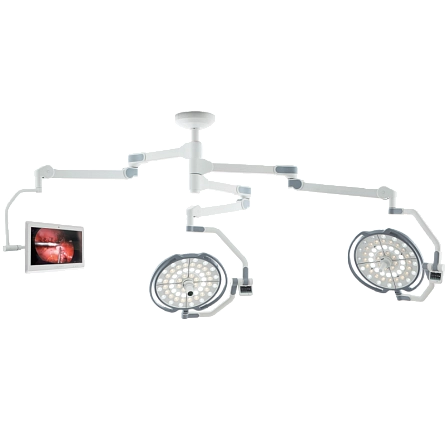 Двухкупольный светильник INSPITAL LD20.53 с камерой и монитором от INSPITAL фотография